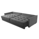 Sofá Cama Retrátil E Reclinável 2,50m Com Molas Cairo Veludo