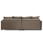 Sofá Cama Retrátil E Reclinável 2,50m Com Molas Cairo Veludo