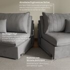 Sofá Cama Retrátil E Reclinável 200cm Colibri Cabecasa Madeir