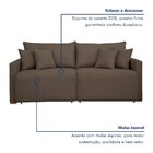 Sofá Cama Retrátil E Reclinável 200cm Júlia Veludo Yescasa Ve