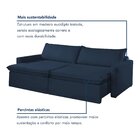 Sofá Cama Retrátil E Reclinável 200cm Marselha