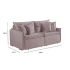 Sofá Cama Retrátil E Reclinável 200cm Ravena