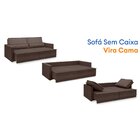 Sofá Cama Retrátil E Reclinável 200cm Velosuede Danubio Yesca