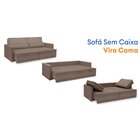 Sofá Cama Retrátil E Reclinável 200cm Velosuede Danubio Yesca