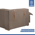 Sofá Cama Retrátil E Reclinável 220cm Arizona Com Almofadas B