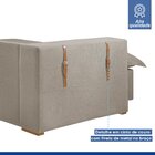 Sofá Cama Retrátil E Reclinável 220cm Arizona Com Almofadas B