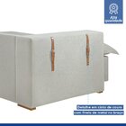 Sofá Cama Retrátil E Reclinável 220cm Arizona Com Almofadas G