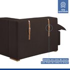 Sofá Cama Retrátil E Reclinável 220cm Arizona Com Almofadas M