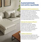 Sofá Cama Retrátil E Reclinável 220cm Colibri Cabecasa Madeir