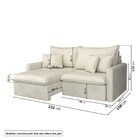 Sofá Cama Retrátil E Reclinável 220cm Colibri Cabecasa Madeir