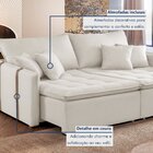 Sofa Cama Retratil E Reclinavel 220cm Detroid Yescasa Veludo