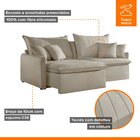 Sofá Cama Retrátil E Reclinável 220cm Flex Neruda Pet Friendl