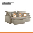 Sofá Cama Retrátil E Reclinável 220cm Flex Neruda Pet Friendl