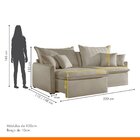 Sofá Cama Retrátil E Reclinável 220cm Flex Neruda Pet Friendl