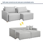 Sofá Cama Retrátil E Reclinável 220cm Júlia Linho Yescasa Lin