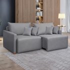 Sofá Cama Retrátil E Reclinável 220cm Júlia Linho Yescasa Lin