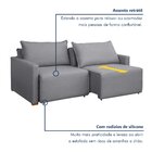 Sofá Cama Retrátil E Reclinável 220cm Júlia Linho Yescasa Lin