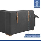 Sofá Cama Retrátil E Reclinável 240cm Arizona Com Almofadas C