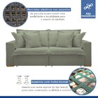 Sofá Cama Retrátil E Reclinável 240cm Arizona Com Almofadas V