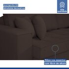 Sofá Cama Retrátil E Reclinável 240cm Noel Veludo  Marrom