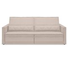 Sofá Cama Retrátil E Reclinável 240cm Velosuede Danubio Yesca