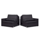 Sofá Cama Retrátil E Reclinável 240cm Velosuede Danubio Yesca