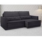 Sofá Cama Retrátil E Reclinável 240cm Velosuede Danubio Yesca