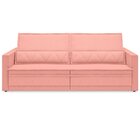 Sofá Cama Retrátil E Reclinável 240cm Velosuede Danubio Yesca