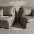 Sofá Cama Retrátil E Reclinável 260cm Colibri Cabecasa Madeir