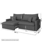 Sofá Cama Retrátil E Reclinável 260cm Colibri Cabecasa Madeir