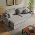 Sofá Cama Retrátil E Reclinável 260cm Colibri Cabecasa Madeir