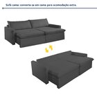 Sofá Cama Retrátil E Reclinável 260cm Marselha