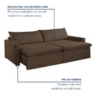 Sofá Cama Retrátil E Reclinável 260cm Marselha