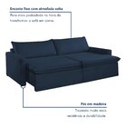 Sofá Cama Retrátil E Reclinável 260cm Marselha