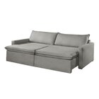 Sofá Cama Retrátil E Reclinável 260cm Marselha Cinza
