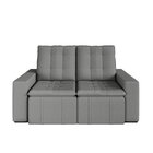 Sofá Cama Retrátil E Reclinável 3 Lugares 180cm Em Veludo Pal