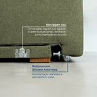 Sofá Cama Retrátil E Reclinável 3 Lugares 200cm Em Linho Bara