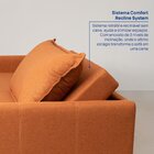 Sofá Cama Retrátil E Reclinável 3 Lugares 200cm Em Linho Bara