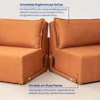 Sofá Cama Retrátil E Reclinável 3 Lugares 200cm Em Linho Bara