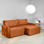 Sofá Cama Retrátil E Reclinável 3 Lugares 200cm Em Linho Bara