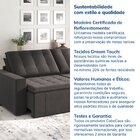 Sofá Cama Retrátil E Reclinável 3 Lugares 200cm Em Linho Palm