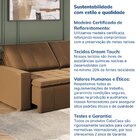 Sofá Cama Retrátil E Reclinável 3 Lugares 200cm Em Veludo Pal