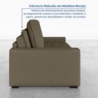 Sofá Cama Retrátil E Reclinável 3 Lugares 200cm Em Veludo Pal