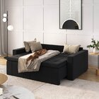 Sofá Cama Retrátil E Reclinável 3 Lugares 200cm Veludo Palmei