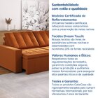 Sofá Cama Retrátil E Reclinável 3 Lugares 220cm Em Veludo Pal