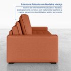 Sofá Cama Retrátil E Reclinável 3 Lugares 220cm Em Veludo Pal