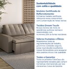 Sofá Cama Retrátil E Reclinável 3 Lugares 220cm Em Veludo Pal