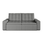 Sofá Cama Retrátil E Reclinável 3 Lugares 220cm Em Veludo Pal