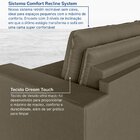 Sofá Cama Retrátil E Reclinável 3 Lugares 220cm Em Veludo Pal