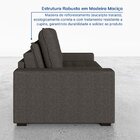 Sofá Cama Retrátil E Reclinável 3 Lugares 260cm Em Linho Palm